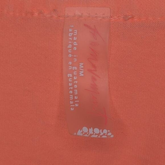 Free People Movement Hot Shot Mini Dress with Shorts in Neon Coral, Size Medium - Picture 8 of 8